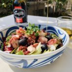 タコのマリネとオリーブオイル