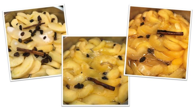 りんごのコンポート